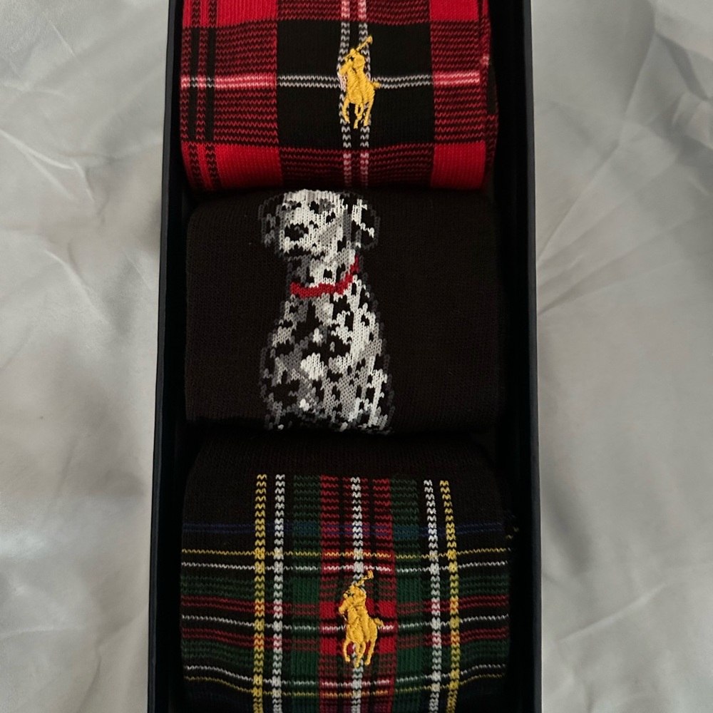 Polo by Ralph Lauren 3 pk Holiday Socks Box Set